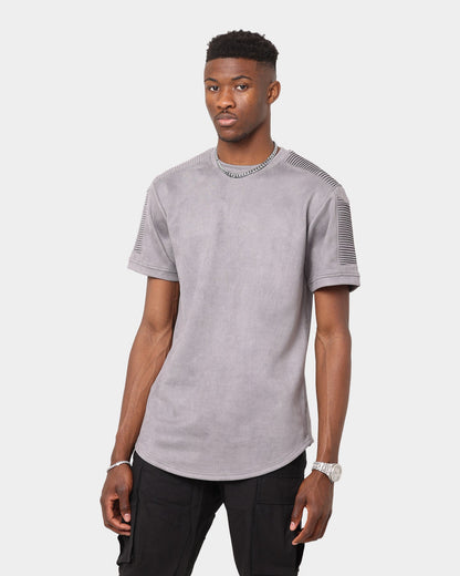 XXIII Aya Suede T-Shirt Grey