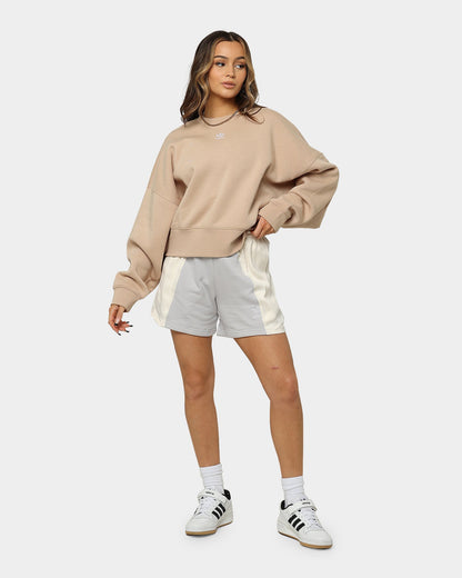 Adidas Women's Adicolor Essential Fleece Crewneck Magic Beige