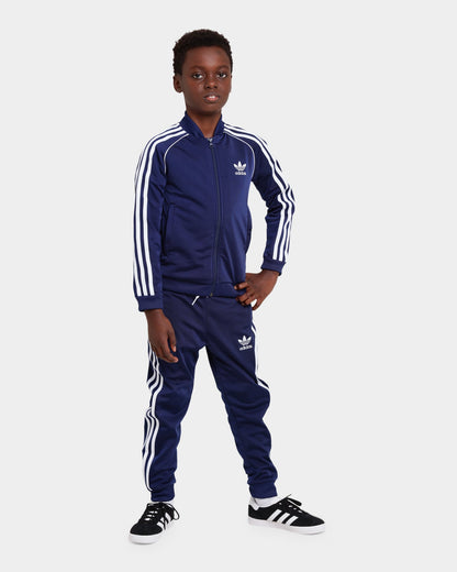 Adidas Kid's SST Track Pants Blue/White