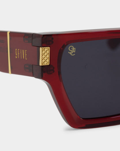 9FIVE Locks Sunglasses Maroon