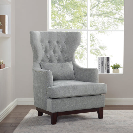 Adriano Light Gray Accent Chair