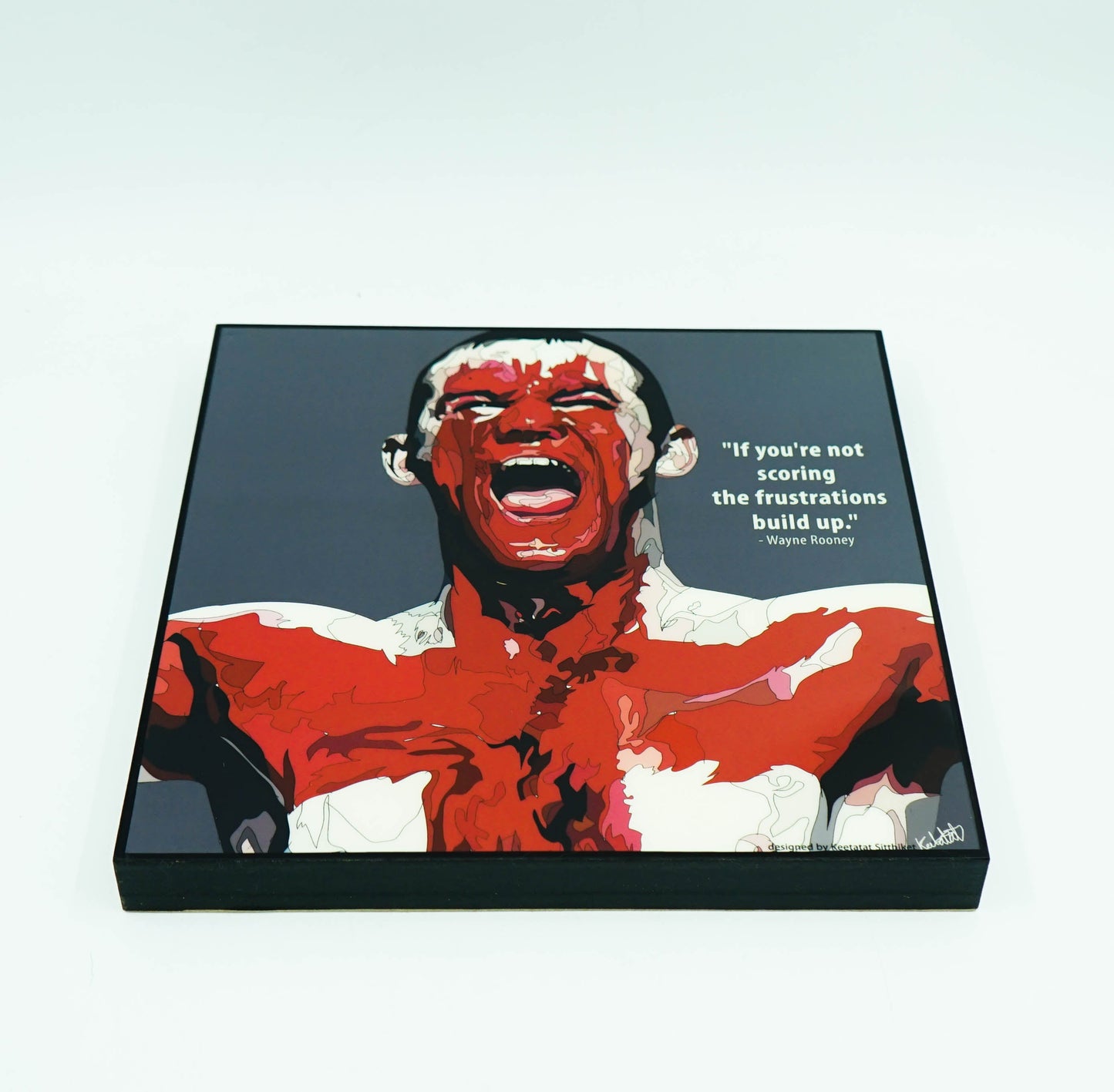 Wayne Rooney_Red Cross Pop Art (10'X10')