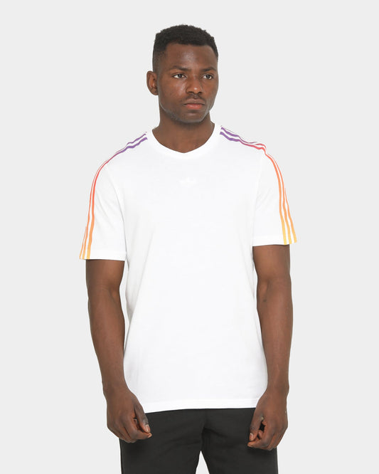 Adidas SPRT 3-Stripe T-Shirt White/Multi