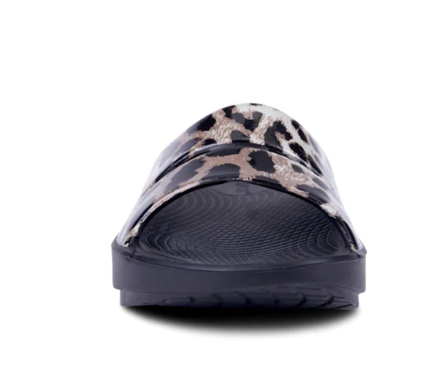 Women's Ooahh Luxe Slide Sandals In Black Cheetah