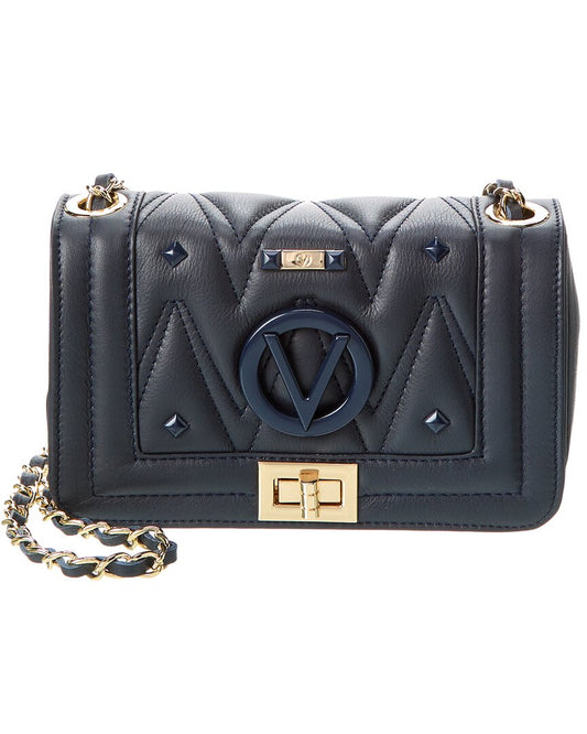 Valentino by Mario Valentino Beatriz Diamond Leather Shoulder Bag